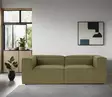2-sits soffa Atelier del Sofa Fora Grön Linne 214x105x66 cm - Soffor - 8684282395867 - 3