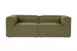 2-sits soffa Atelier del Sofa Fora Grön Linne 214x105x66 cm - Soffor - 8684282395867 - 1