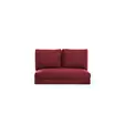 2-sits bäddsoffa Atelier del Sofa Taida Maroon Polyester 120x68x36 cm - Bäddsoffor - 8683342263337 - 3
