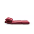 2-sits bäddsoffa Atelier del Sofa Taida Maroon Polyester 120x68x36 cm - Bäddsoffor - 8683342263337 - 7