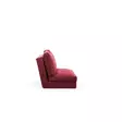 2-sits bäddsoffa Atelier del Sofa Taida Maroon Polyester 120x68x36 cm - Bäddsoffor - 8683342263337 - 4
