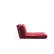 2-sits bäddsoffa Atelier del Sofa Taida Maroon Polyester 120x68x36 cm - Bäddsoffor - 8683342263337 - 10