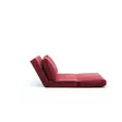 2-sits bäddsoffa Atelier del Sofa Taida Maroon Polyester 120x68x36 cm - Bäddsoffor - 8683342263337 - 9