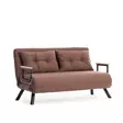 2-sits bäddsoffa Atelier del Sofa Sando Ljusbrun Linne 175x133x81 cm - Bäddsoffor - 8684282192817 - 1