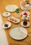 Frukostset Hermia Grön Porslin 26 Delar - Serveringsfat - 8684282614777 - 1