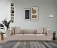 3-sits soffa Atelier del Sofa Sora Sandbeige Linne 270x95x65 cm - Soffor - 8684282430797 - 4