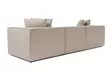 3-sits soffa Atelier del Sofa Sora Sandbeige Linne 270x95x65 cm - Soffor - 8684282430797 - 8