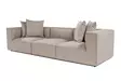 3-sits soffa Atelier del Sofa Sora Sandbeige Linne 270x95x65 cm - Soffor - 8684282430797 - 6
