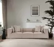 3-sits soffa Atelier del Sofa Sora Sandbeige Linne 270x95x65 cm - Soffor - 8684282430797 - 3