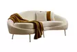 3-sits soffa Atelier del Sofa Eses Cream Polyester 255x120x85 cm - Soffor - 8683342480987 - 1