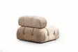 3-sits soffa Atelier del Sofa Bubble Cream Polyester 288x95x75 cm - Soffor - 8683743023127 - 6