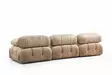 3-sits soffa Atelier del Sofa Bubble Cream Polyester 288x95x75 cm - Soffor - 8683743023127 - 3