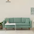 3-sits soffa Atelier del Sofa Sofia Havsgrön Tyg 215x85x91 cm - Soffor - 8681875598377 - 2