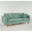 3-sits soffa Atelier del Sofa Sofia Havsgrön Tyg 215x85x91 cm - Soffor - 8681875598377 - 4