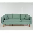 3-sits soffa Atelier del Sofa Sofia Havsgrön Tyg 215x85x91 cm - Soffor - 8681875598377 - 3