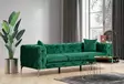 3-sits soffa Atelier del Sofa Como Grön Polyester 237x90x70 cm - Soffor - 8683342865807 - 2