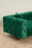 3-sits soffa Atelier del Sofa Como Grön Polyester 237x90x70 cm - Soffor - 8683342865807 - 6