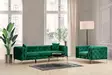 3-sits soffa Atelier del Sofa Como Grön Polyester 237x90x70 cm - Soffor - 8683342865807 - 3