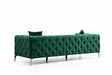 3-sits soffa Atelier del Sofa Como Grön Polyester 237x90x70 cm - Soffor - 8683342865807 - 8