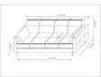 3-sits bäddsoffa Atelier del Sofa Polya Beige Tyg 205x75x86 cm - Bäddsoffor - 8683742755517 - 7