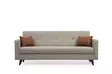 3-sits bäddsoffa Atelier del Sofa Polya Beige Tyg 205x75x86 cm - Bäddsoffor - 8683742755517 - 3