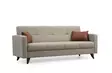 3-sits bäddsoffa Atelier del Sofa Polya Beige Tyg 205x75x86 cm - Bäddsoffor - 8683742755517 - 4