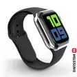 Apple Watch-armband | Svart | 38-41 mm | Silikon | Swissten - Smartklockor och aktivitetsmätare - 8595217477087 - 1