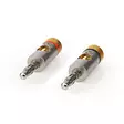 Banana Connector | Rak | Hane | Guldplaterad | Skruva | Kabel input diameter: 3.0 mm | Metall | Guld | 2 st. | Kartong med täckt fönster - Ljudkontakter och pluggar - 5412810333257 - 40