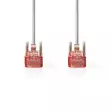 CAT6 Nätverkskabel | RJ45 hane | RJ45 hane | U/UTP | 2.00 m | Rund | PVC | Grå | Kuvert - Nätverkskablar - 5412810276967 - 10