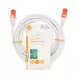 CAT6 Nätverkskabel | RJ45 hane | RJ45 hane | U/UTP | 3.00 m | Rund | PVC | Vit | Label - Dator och nätverk - 5412810423057 - 66