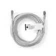 CAT6a nätverkskabel | SF/UTP | RJ45 hane | RJ45 hane | 7.50 m | Rund | PVC | Grå | Tag - Dator och nätverk - 5412810325177 - 66