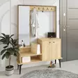 Hallmöbel Hanah Home Andy Ek Spånskiva 114x170x35 cm - Hallskåp - 8683342484787 - 3