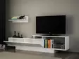 TV-bänk Hanah Home Asos Vit Spånskiva 180x45x29,6 cm - TV-bänkar - 8681181613757 - 2