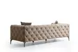 3-sits soffa Atelier del Sofa Como Ecru Polyester 237x90x70 cm - Soffor - 8683342529037 - 7