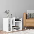 Sidobord Hanah Home Abies Vit Spånskiva 60x45x35 cm - Sidobord och extrabord - 8681875053937 - 1