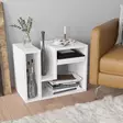 Sidobord Hanah Home Abies Vit Spånskiva 60x45x35 cm - Sidobord och extrabord - 8681875053937 - 2