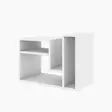 Sidobord Hanah Home Abies Vit Spånskiva 60x45x35 cm - Sidobord och extrabord - 8681875053937 - 4