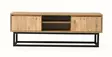 TV-bänk Hanah Home Belinda 180 Svart Spånskiva Metallben 180x50x40 cm - TV-bänkar - 8681875569827 - 4