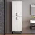 Förvaringsskåp Hanah Home Berlin A Vit Spånskiva 60x200x35 cm - Skåp och byråer - 8683342460767 - 2