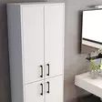 Förvaringsskåp Hanah Home Berlin A Vit Spånskiva 60x200x35 cm - Skåp och byråer - 8683342460767 - 4
