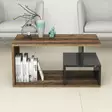 Soffbord Hanah Home Arte 2040 Mörk Valnöt Marmormönster Spånskiva 90x54x42 cm - Soffbord - 8682870764187 - 2