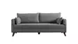 3-sits bäddsoffa Atelier del Sofa Bella Grå Polyester 208x81x85 cm - Bäddsoffor - 8681875520217 - 5