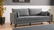 3-sits bäddsoffa Atelier del Sofa Bella Grå Polyester 208x81x85 cm - Bäddsoffor - 8681875520217 - 2