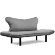 2-sits bäddsoffa Atelier del Sofa Chatto Grå Bomullsblandat Tyg 150x70x75 cm - Bäddsoffor - 8681875569537 - 5