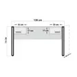 Skrivbord Hanah Home Cosmo Siesta Furu Spånskiva 139x75x60 cm - Skrivbord - 8681875315547 - 8