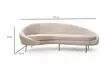 3-sits soffa Atelier del Sofa Eses Beige Polyester 255x120x85 cm - Soffor - 8683342766517 - 7