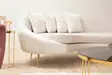 3-sits soffa Atelier del Sofa Eses Beige Polyester 255x120x85 cm - Soffor - 8683342766517 - 2
