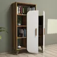 Bokhylla Hanah Home Walnut White Spånskiva 90x132x32 cm - Bokhyllor - 8681875184037 - 4