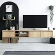 TV-bänk Hanah Home Heka Safir Ek Spånskiva 180x25x30 cm - TV-bänkar - 8683342978767 - 3