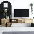 TV-bänk Hanah Home Heka Safir Ek Spånskiva 180x25x30 cm - TV-bänkar - 8683342978767 - 2